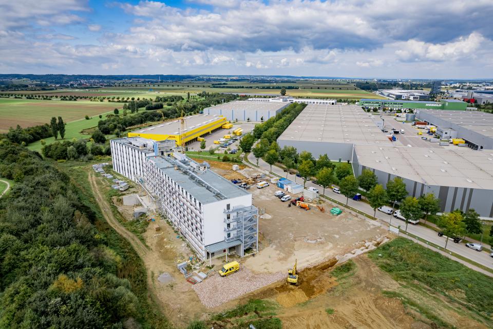 Luftaufnahme Hotel am Grüngürtel.