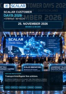 Flyer SCALAR Customer Days 2026, 25. November 2026, ZF Schweinfurt